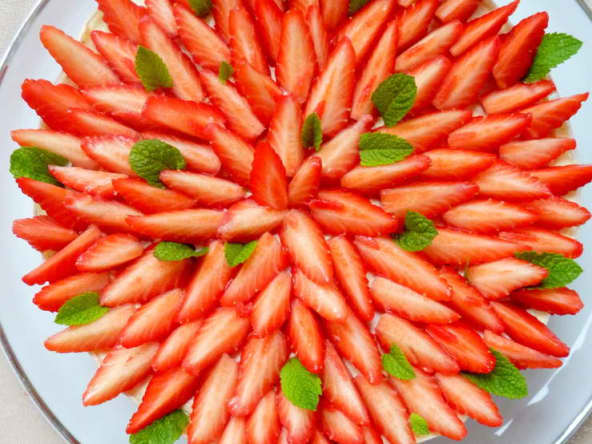 Fraisier au mascarpone