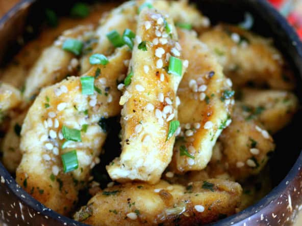 Poulet frit aux graines de sésame : un fried chicken d'inspiration asiatique