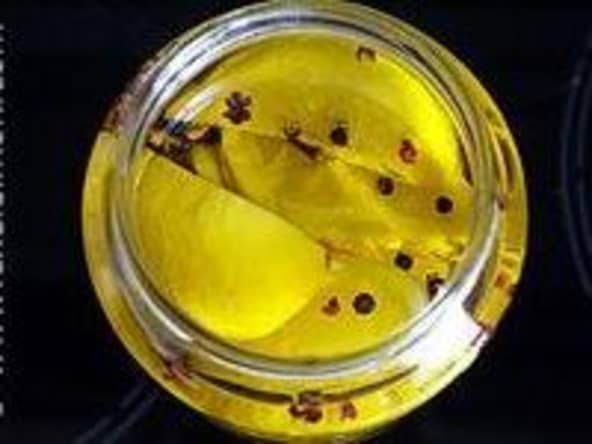 Citrons confits à l'huile d'olive