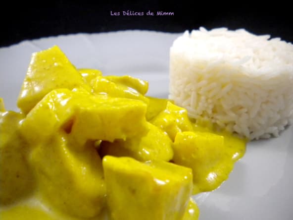 Poulet au curry et à l’ananas
