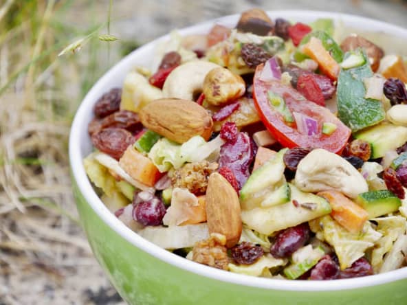 La salade alcaline complète pour l'activité physique