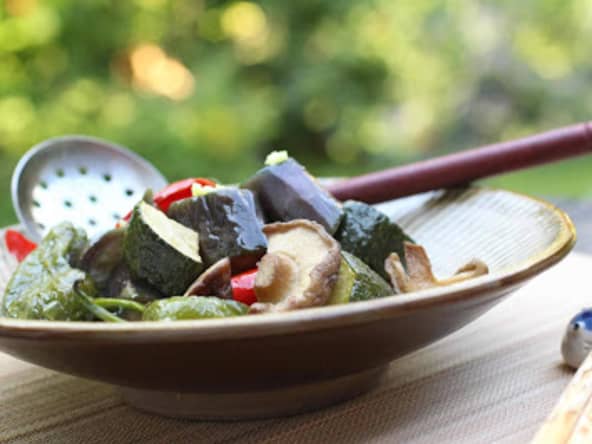 Légumes d'étés marinés à la japonaise