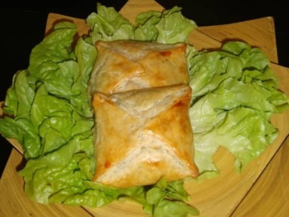 Feuilleté épinard et chèvre
