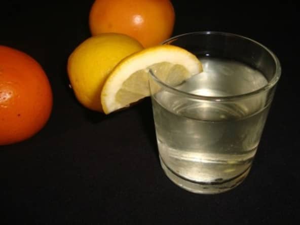 Eau aromatisée aux agrumes