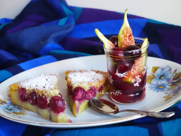 Clafoutis aux cerises rapide
