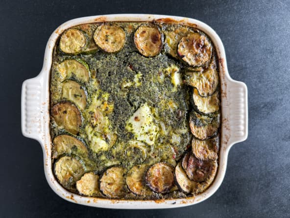 Clafoutis de courgettes