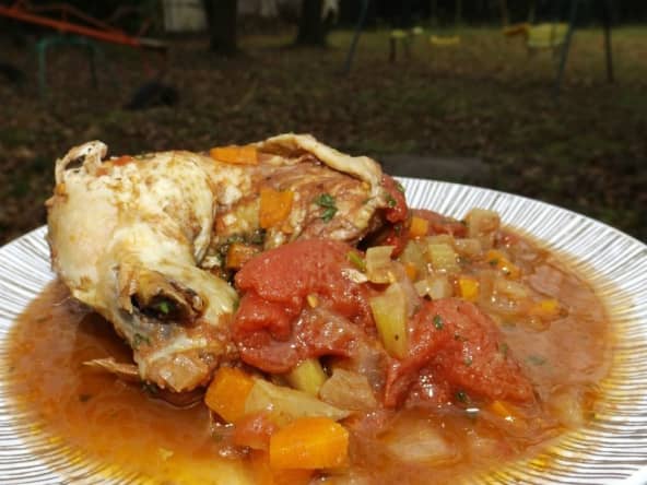 Poulet chasseur toscane