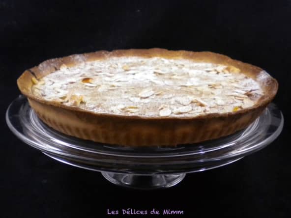 Tarte à la rhubarbe et crème d’amandes