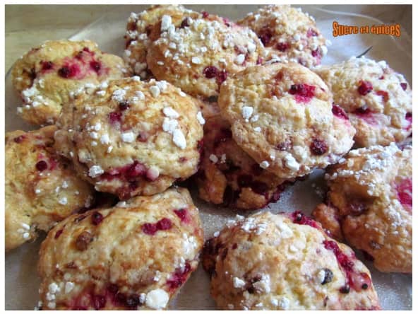 Cookies moelleux aux groseilles