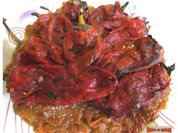 Poivrons grillés sauce tomates