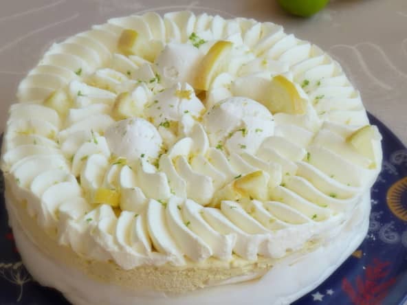 Vacherin glacé au citron