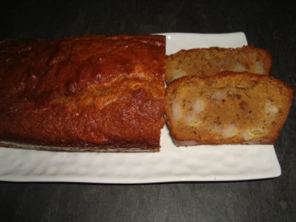 Cake à la banane et au caramel