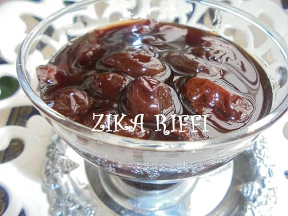 Confiture de raisins verts et rouges