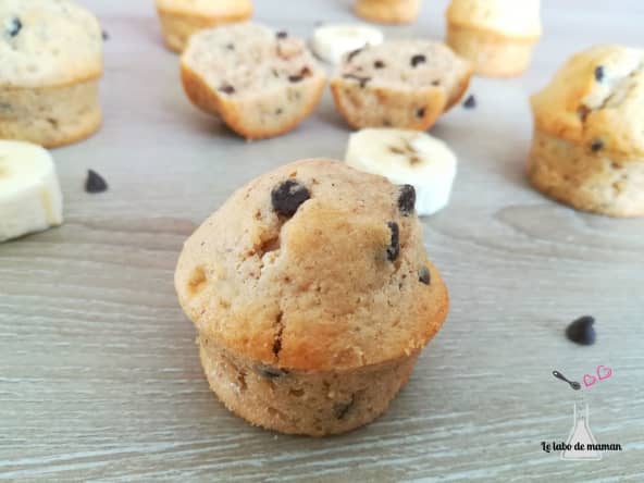 Doffins banane et pépites de chocolat