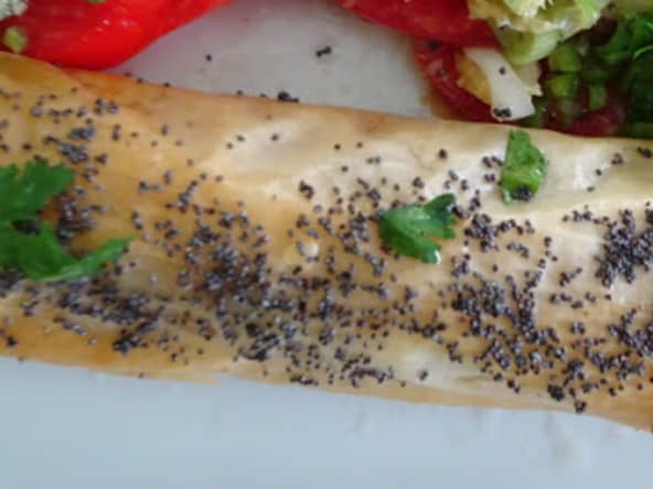 Saucisse de Strasbourg en pâte filo