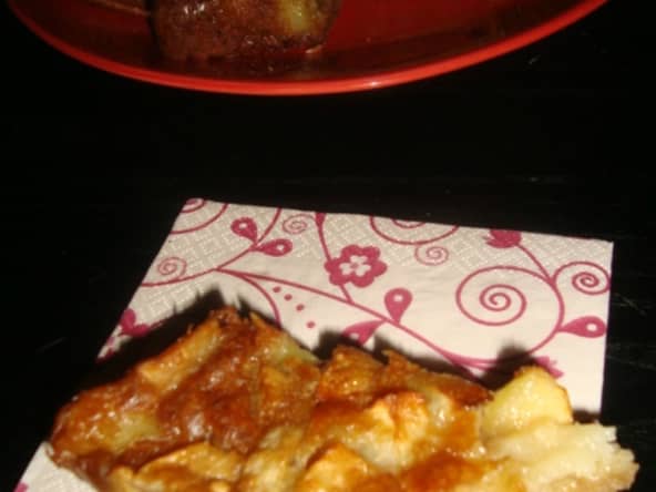 Gâteau aux pommes sans œufs