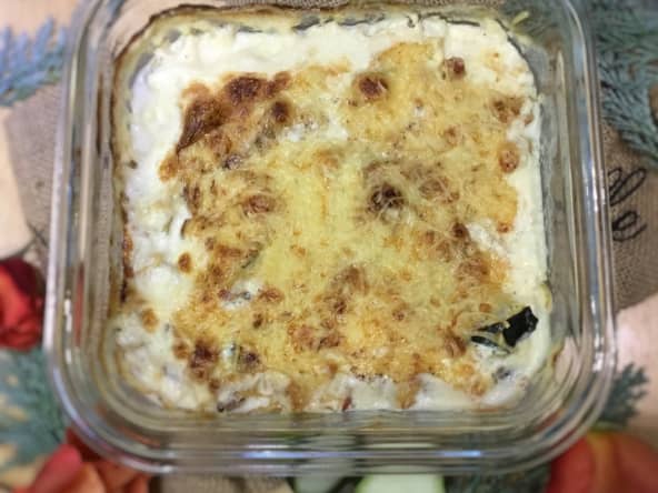 Gratin de courgettes et dés de jambon au cookeo