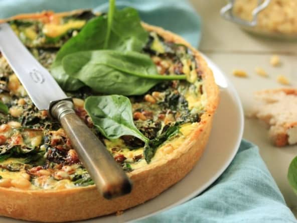 Tarte salée à la ricotta et aux épinards