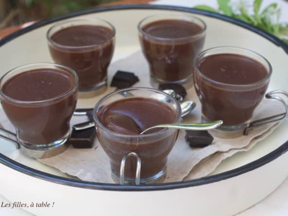 Crèmes chocolat amande, IG bas