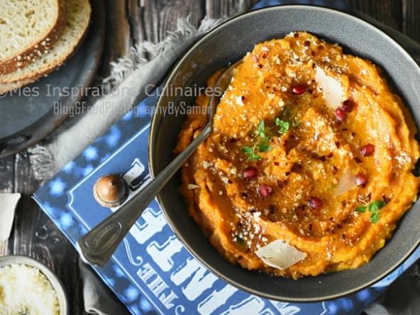 Purée courgette butternut au curry