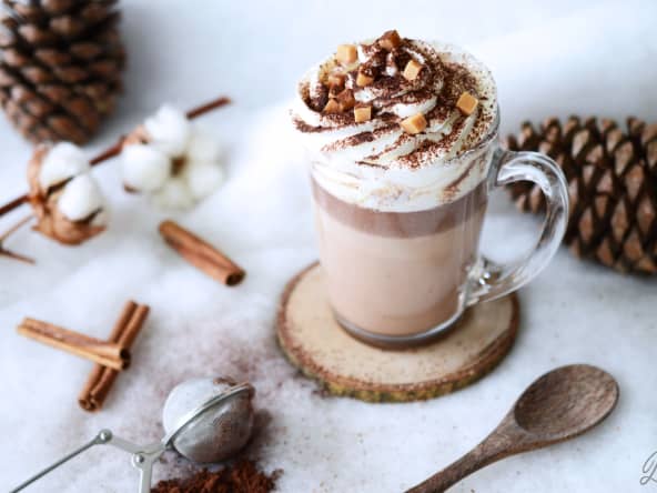 Chocolat chaud de noël aux épices  
