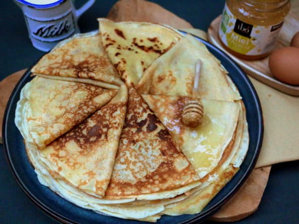 Crêpes épaisses et moelleuses