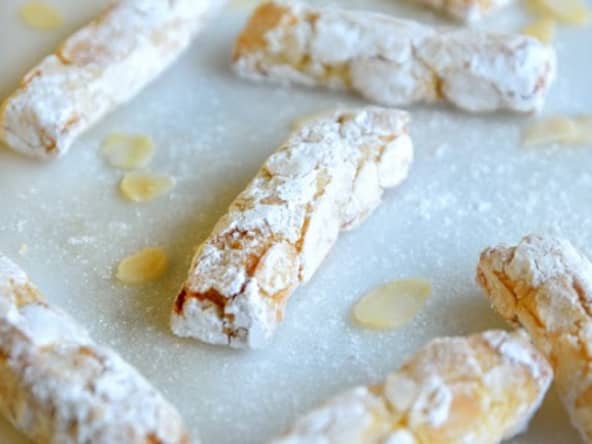 Amaretti au miel et fleur d'oranger
