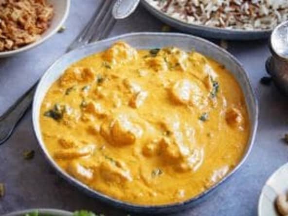 Curry de crevettes à l'indienne