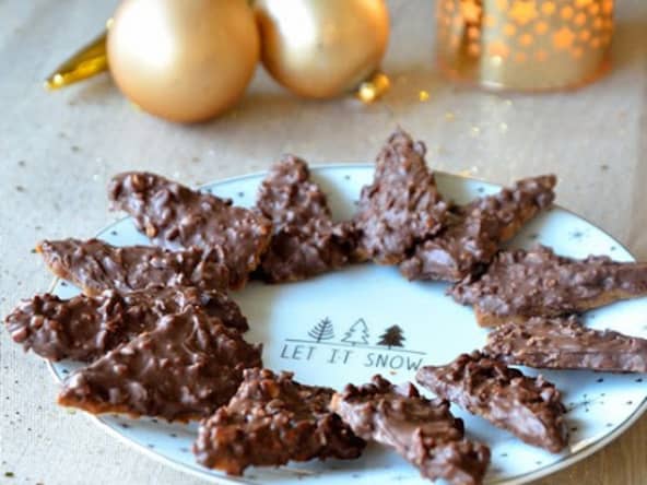 Sablés croustillants au chocolat au lait et noisettes