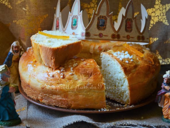 Brioche des Rois à l'orange confite