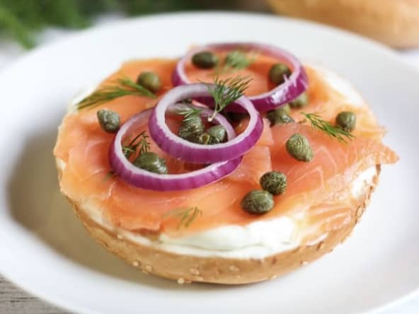 Bagel au saumon fumé