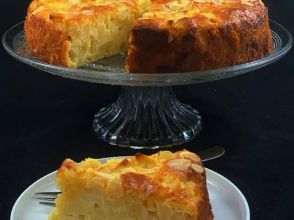 Gâteau Madeleine aux pommes