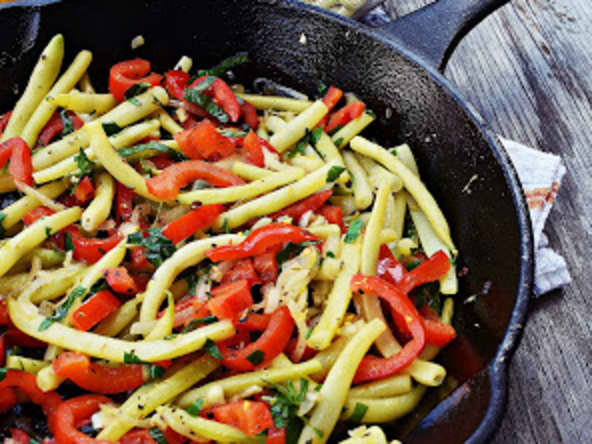 Haricots beurre à la méditerranéenne