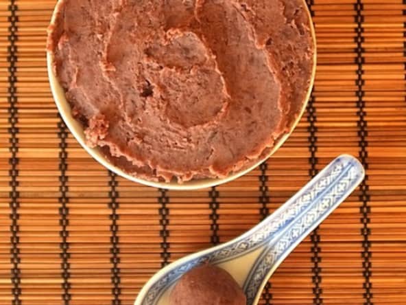 Pâte de haricots rouges