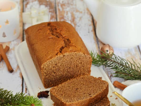 Pain d'épices traditionnel sans oeufs, sans lait, sans beurre et sans sucre