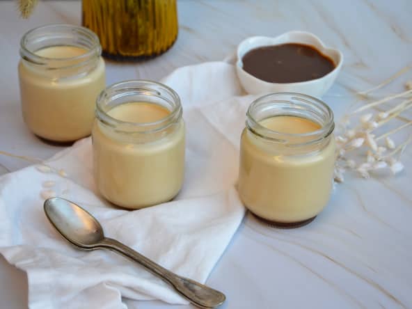 Yaourt de brebis au caramel