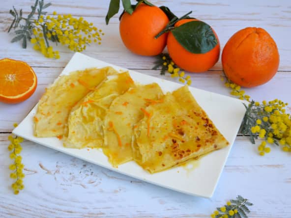 Crêpes Suzette à l’orange