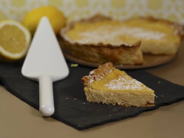 Tarte amandine citron
