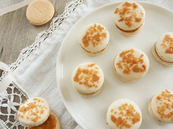 Macarons caramel beurre salé