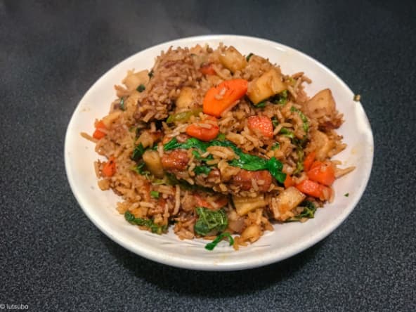 Spicy Tofu Fried Rice 