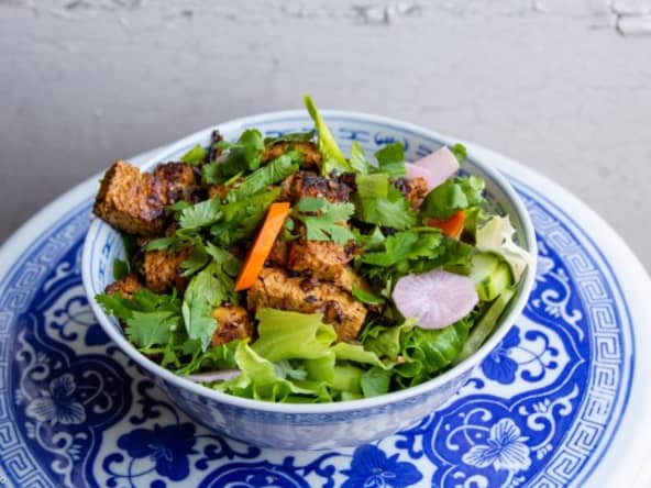 Tofu aux vermicelles de riz