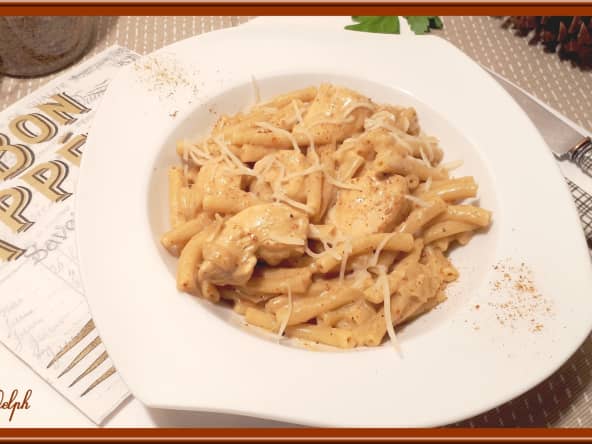 Poulet aux pâtes et épices cajun avec ou sans le cookéo