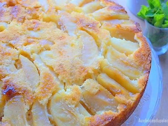 Gâteau au yaourt et aux pommes hyper moelleux