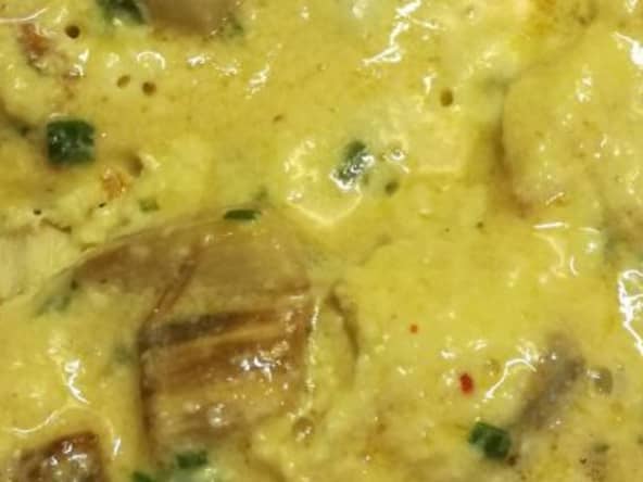 Omelette aux asperges blanches des Landes et piment d’Espelette