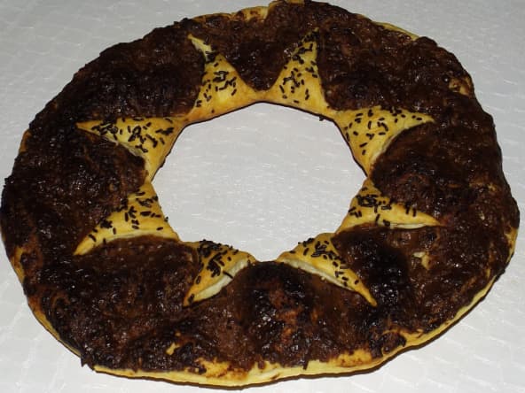 Tarte couronne au Nutella