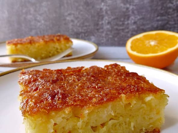 Portokalopita ou gâteau grec à l'orange