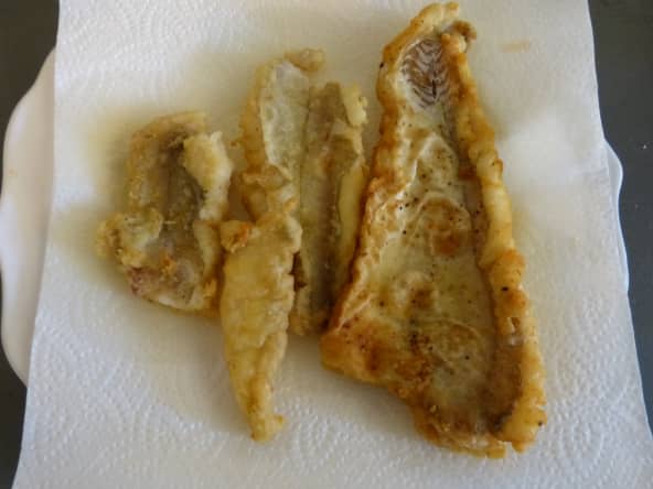 Merlan frit au citron
