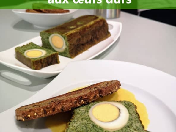 Terrine d'épinards aux œufs durs