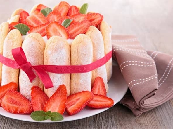 Charlotte aux fraises
