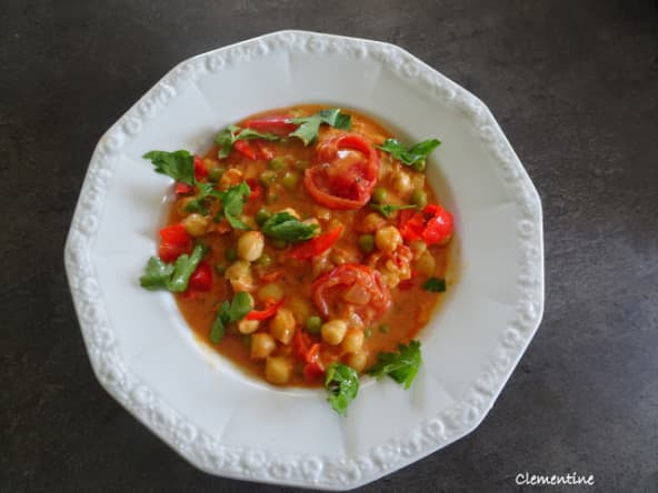Curry de pois chiches végétarien